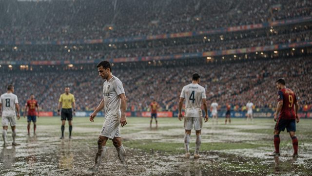 Weather Disrupts World Cup Match: A Unique Challenge for Players and Fans